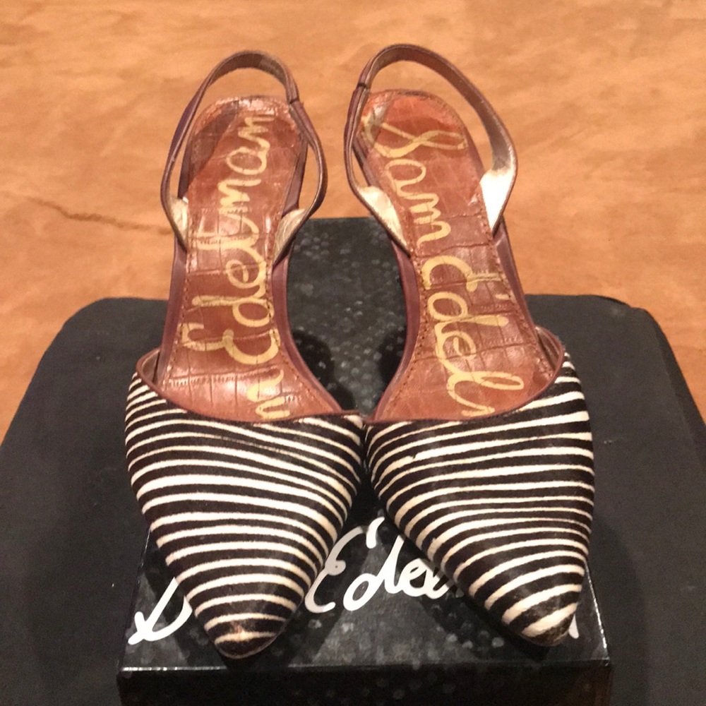 Sam  Edelman Black and White heels